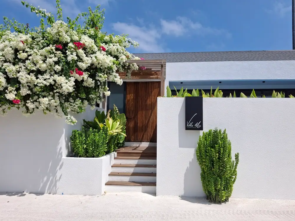 Guesthouse auf der Local Island Fulhadhoo, Malediven