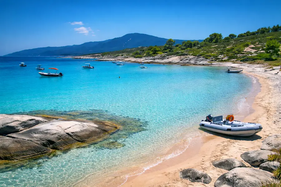 плаж Мирсини, Ситония, Гърция